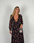 Vestito lungo flowers