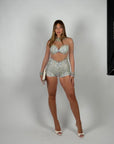 Mini Jumpsuit Luxury White