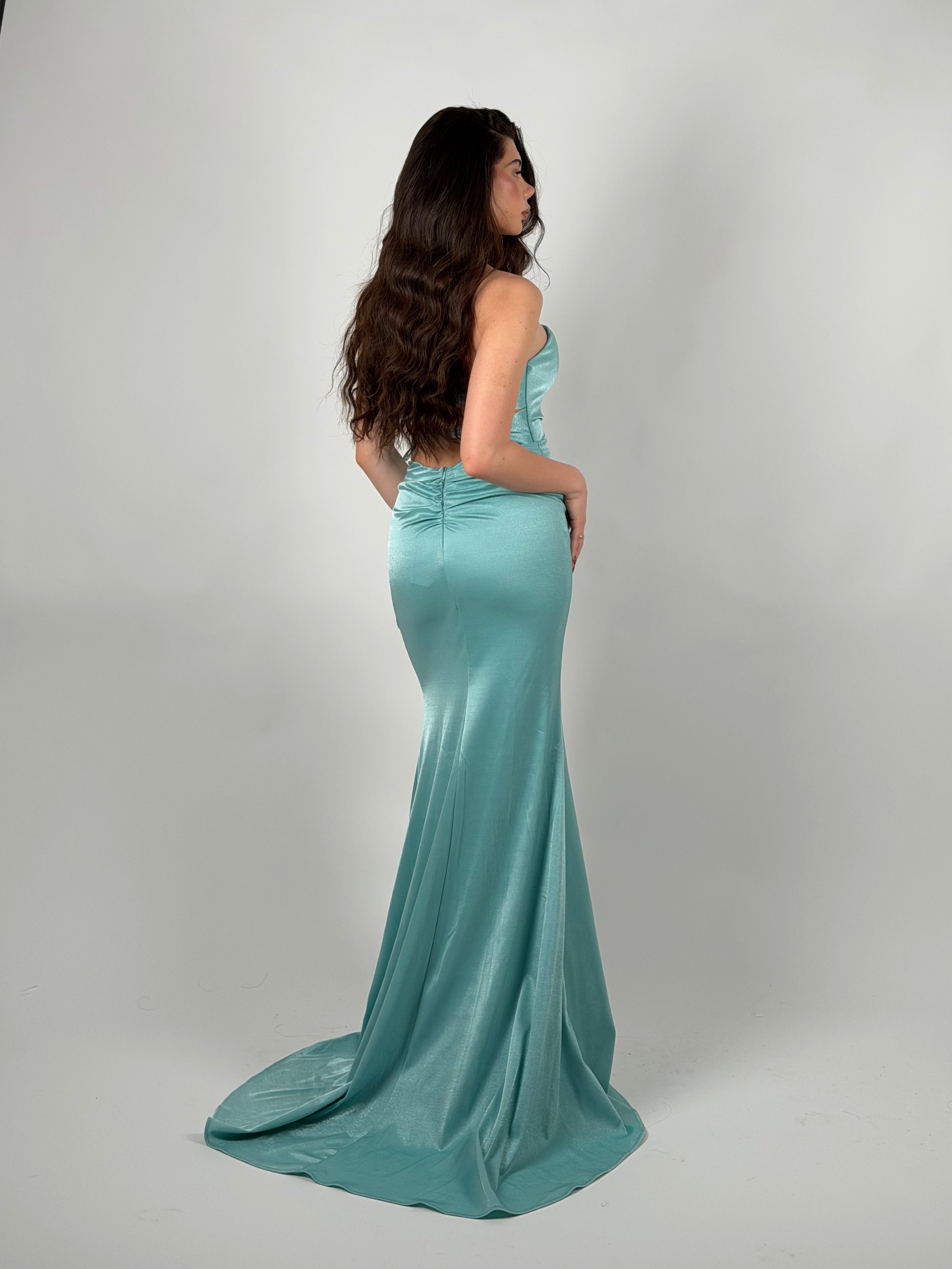 Dress Sofia verde tiffany