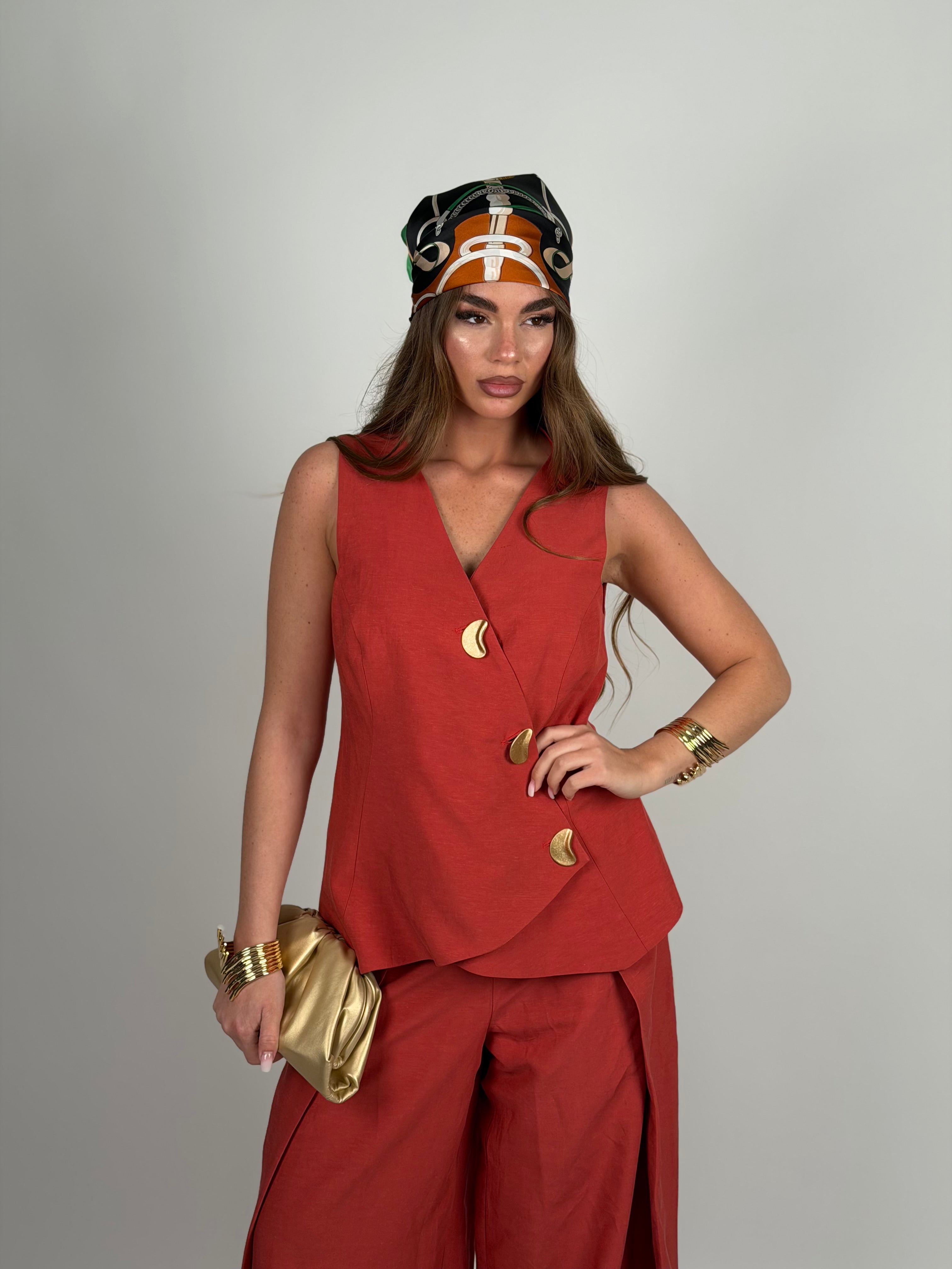 Pantalone Astrid ruggine