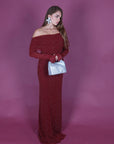 Dress diva bordeaux
