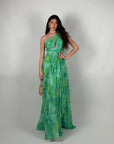 Dress rainbow verde