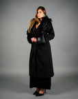 Coat snow black