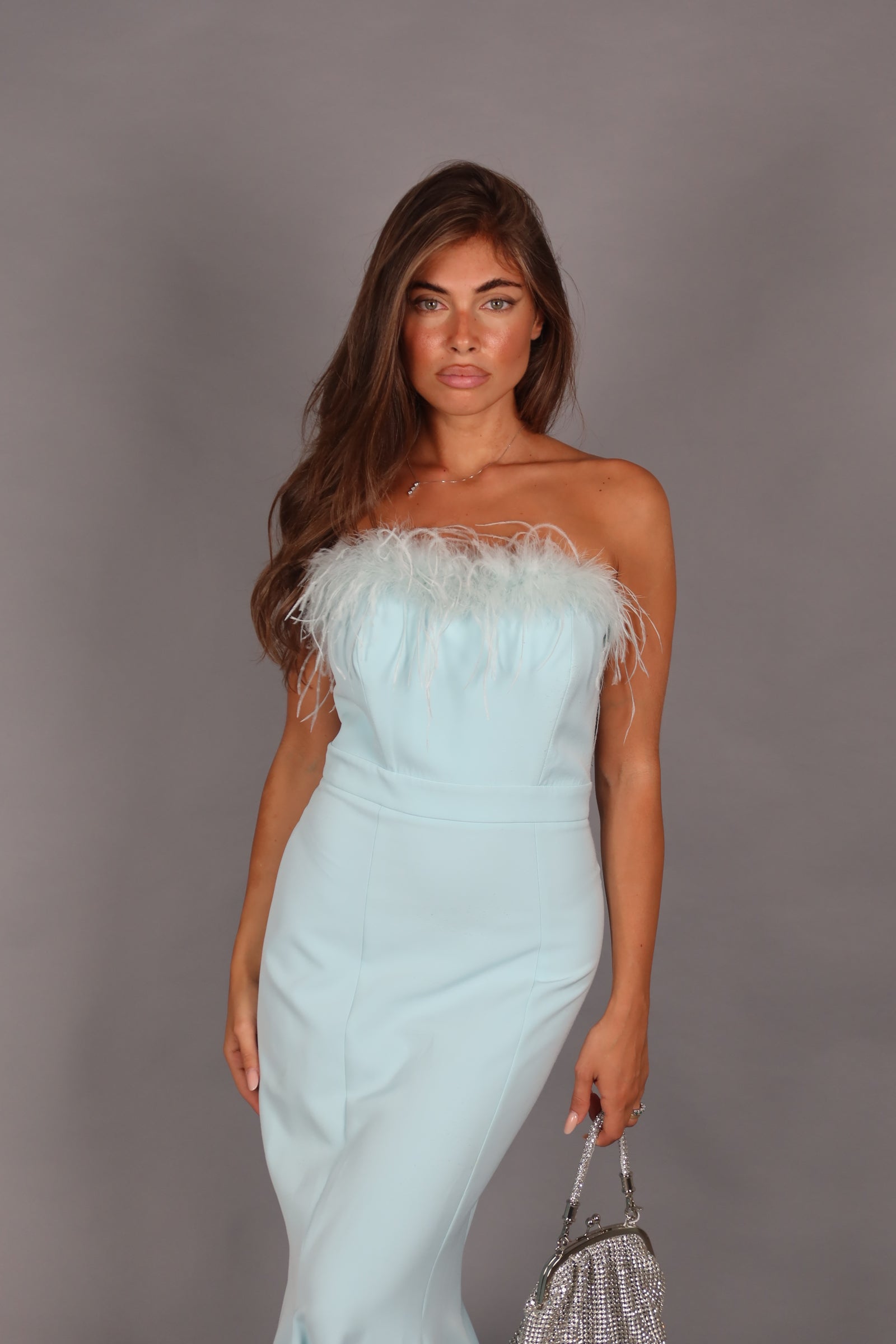 Siren dress polvere