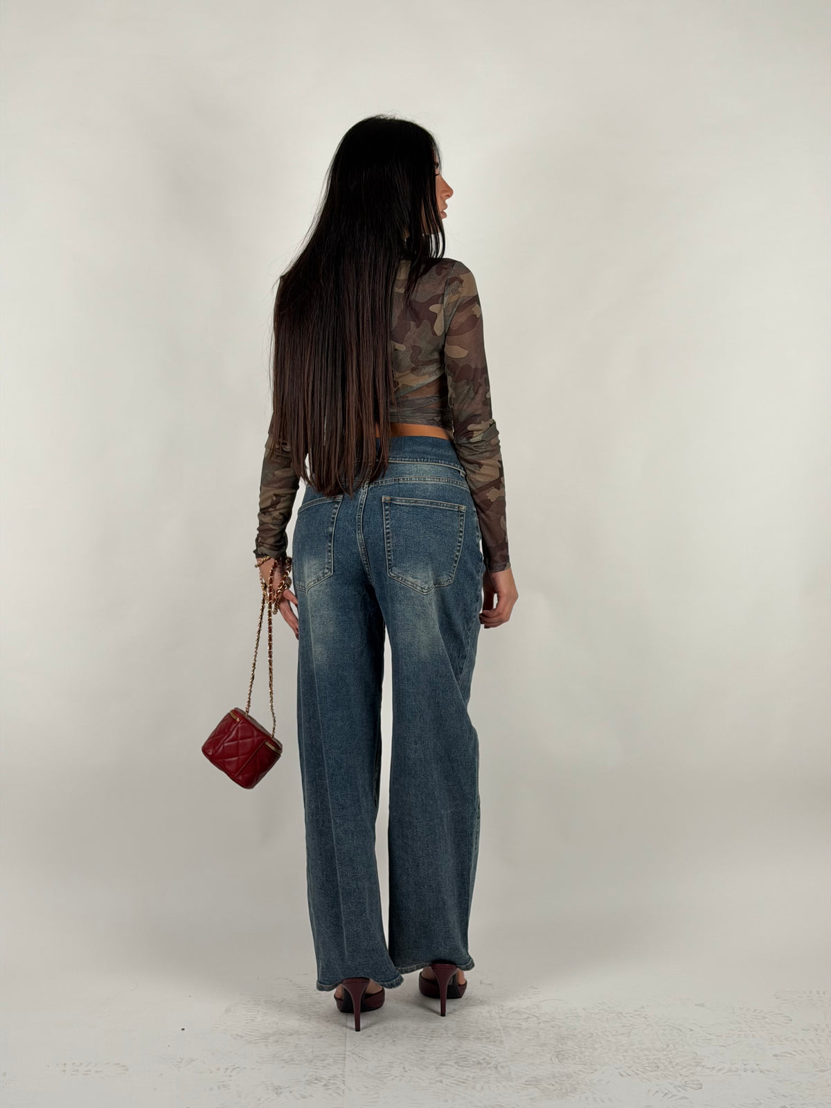 Jeans balloon wide