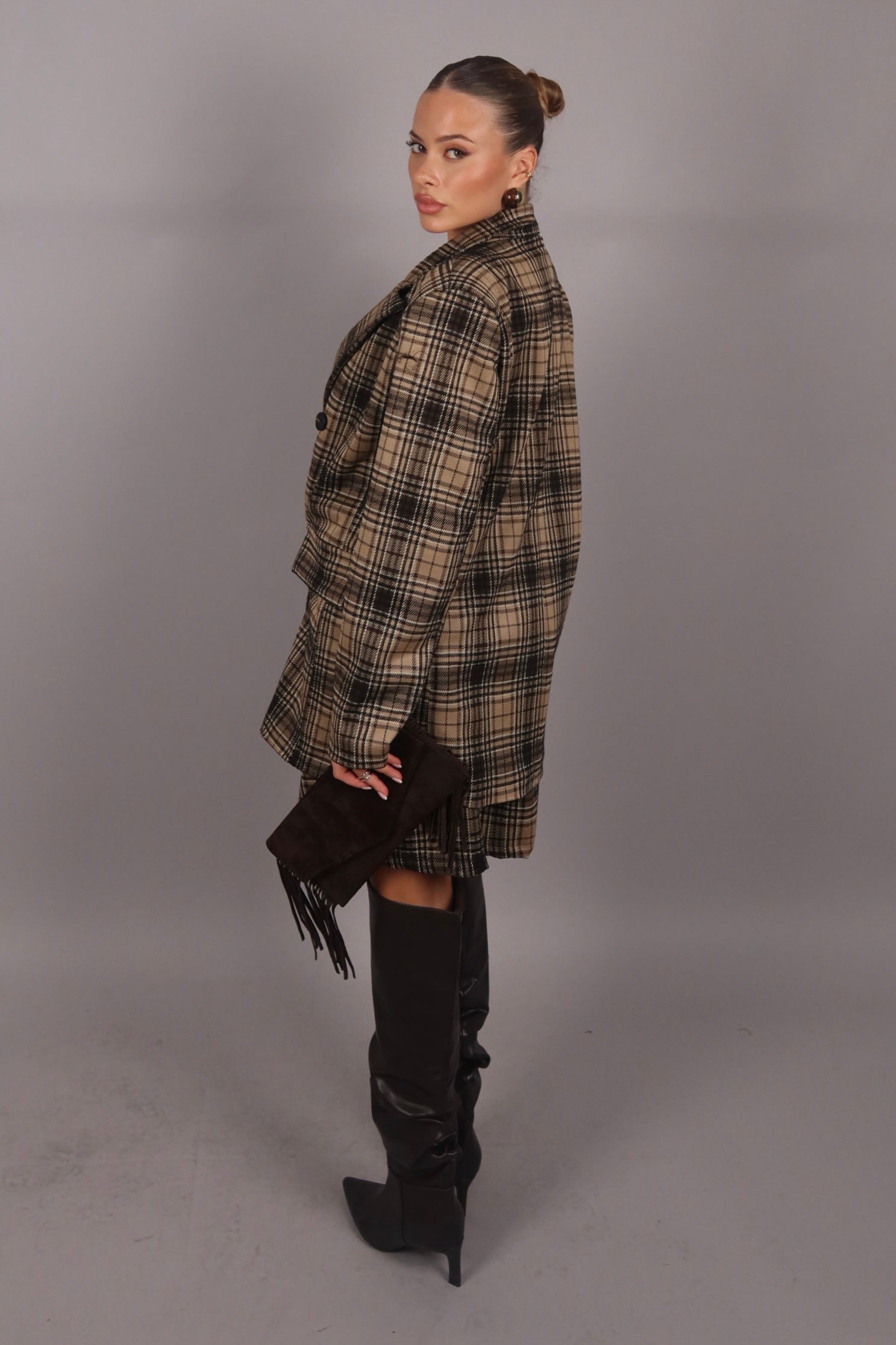 Coordinato London Brown/nero