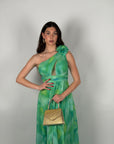 Dress rainbow verde