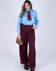 Pantalone nirvana bordeaux