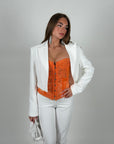 Bustier Margaret Orange