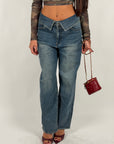 Jeans balloon wide