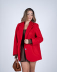 Blazer Coat west rosso