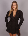 Blazer dress kira marrone