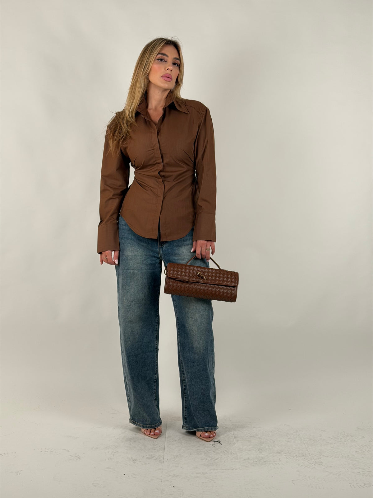 Camicia Bea brown