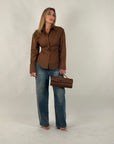 Camicia Bea brown