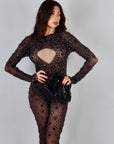 Jumpsuit luxury nera