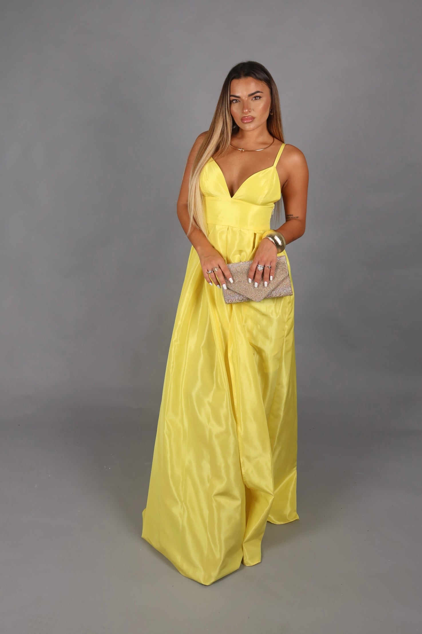 Carol dress giallo