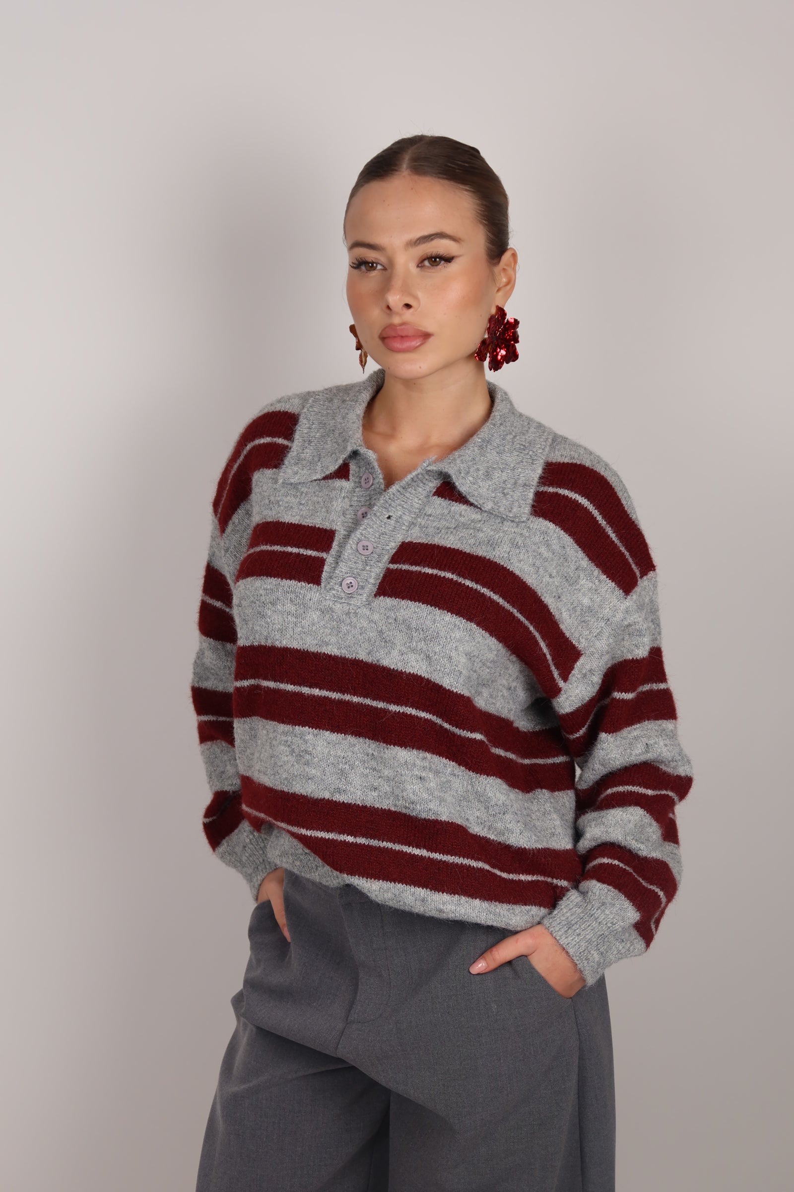 Pantalone Classic balloon grey