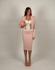 Giacca Crop Rosy Pink