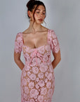 Dress chic rosa