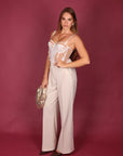 Corsetto nude/bianco