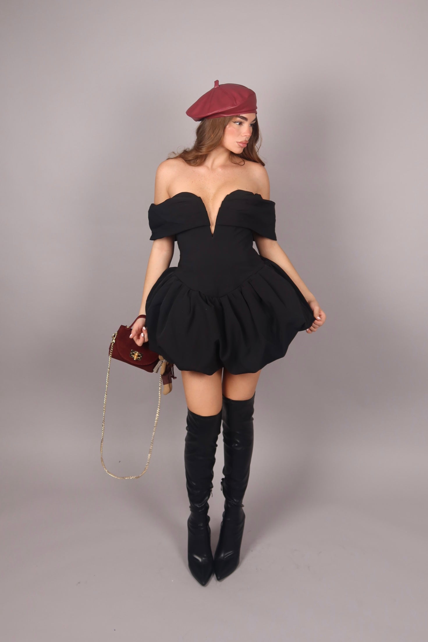 Mini dress Nora nero