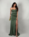 Dress Sofia verde bosco