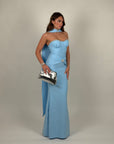 Dress bandage azzurro Soleil