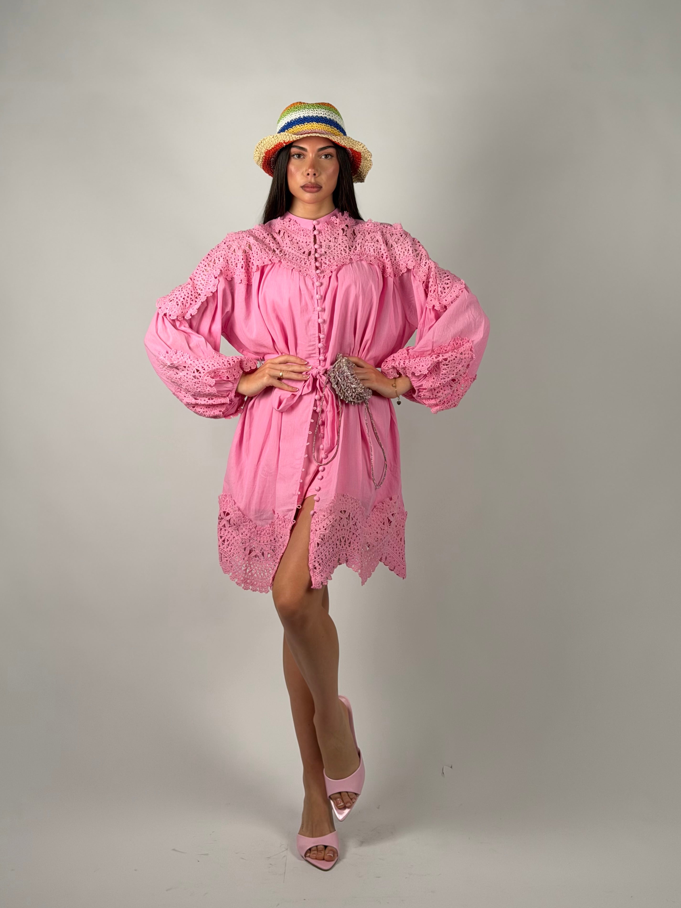Mini dress Capri rosa