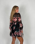 Vestito corto flowers
