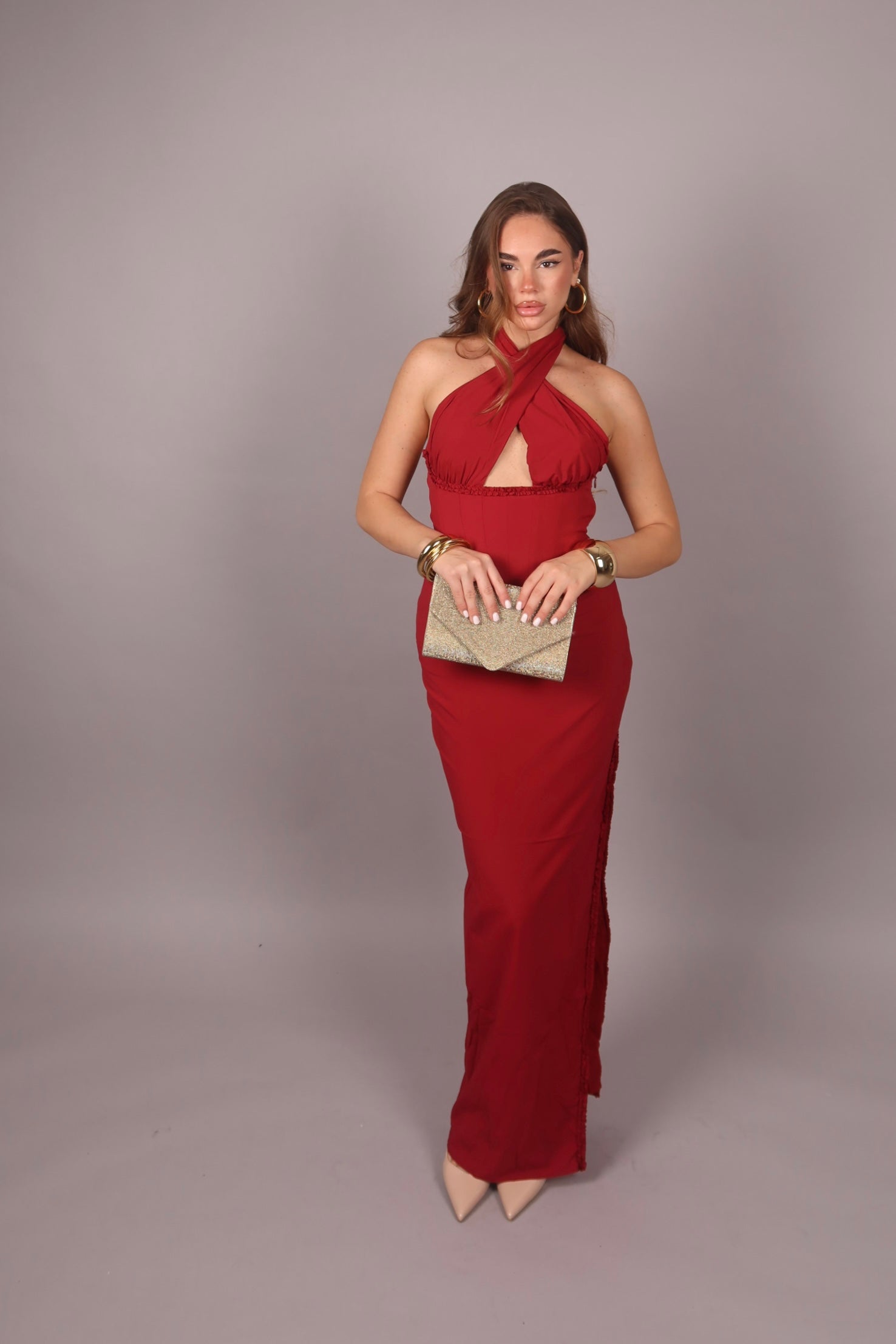 Dress Meredith bordeaux