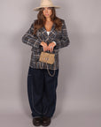 Giacca Galles blu/marrone