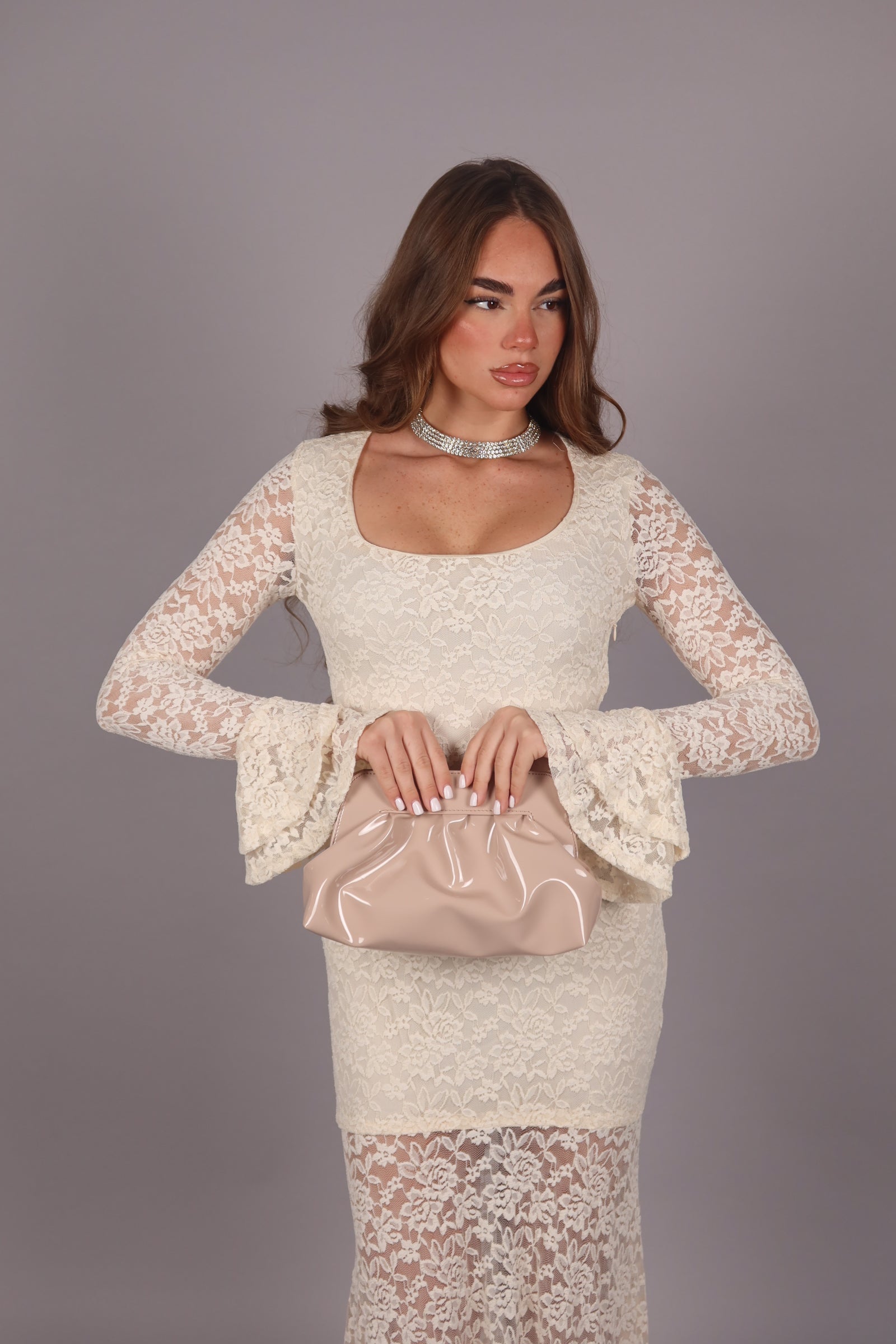 Dress in pizzo panna