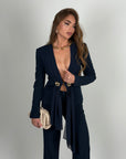 Pantalone Vanna blu navy