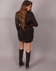 Dress giacca marrone