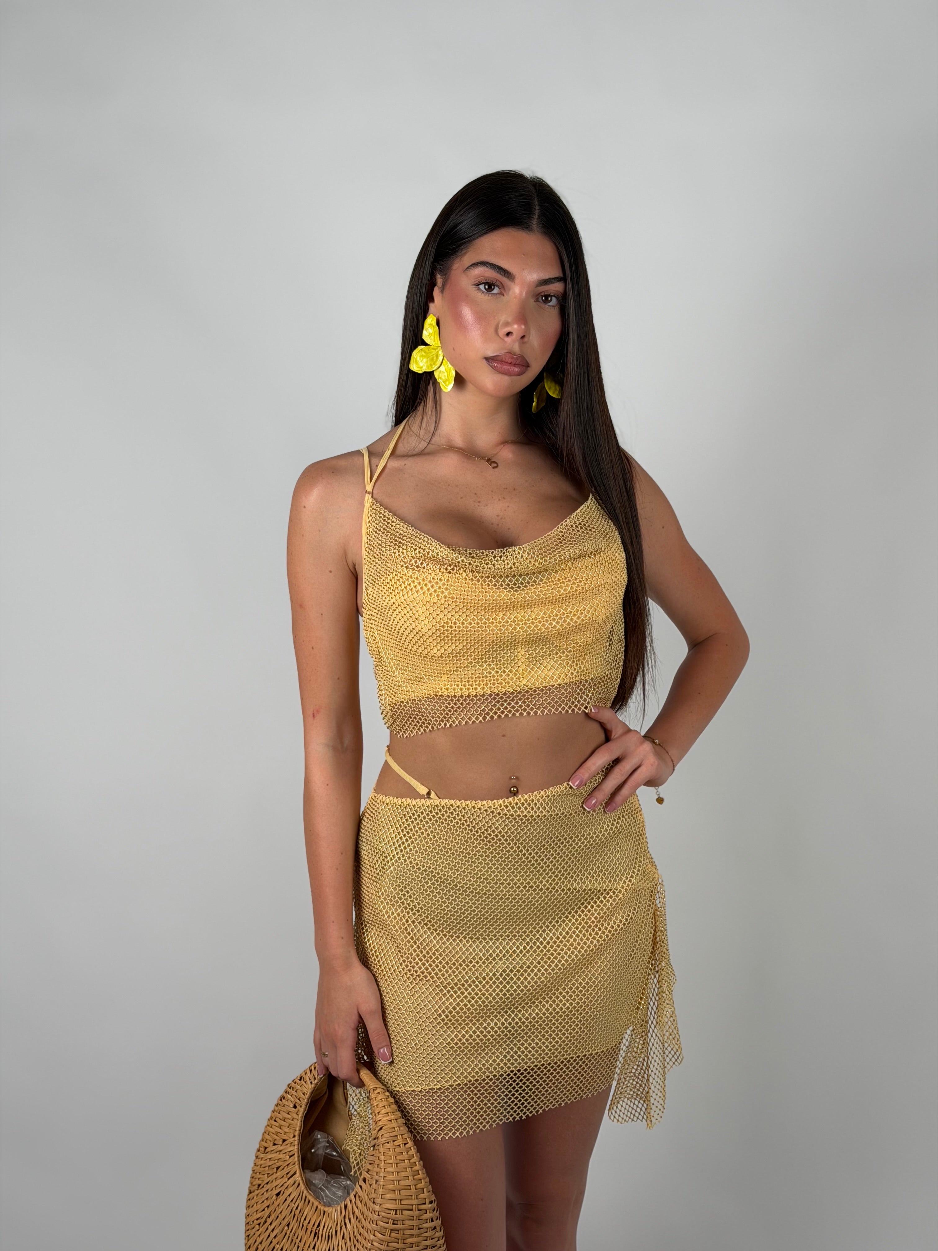 Coordinato Coachella gold
