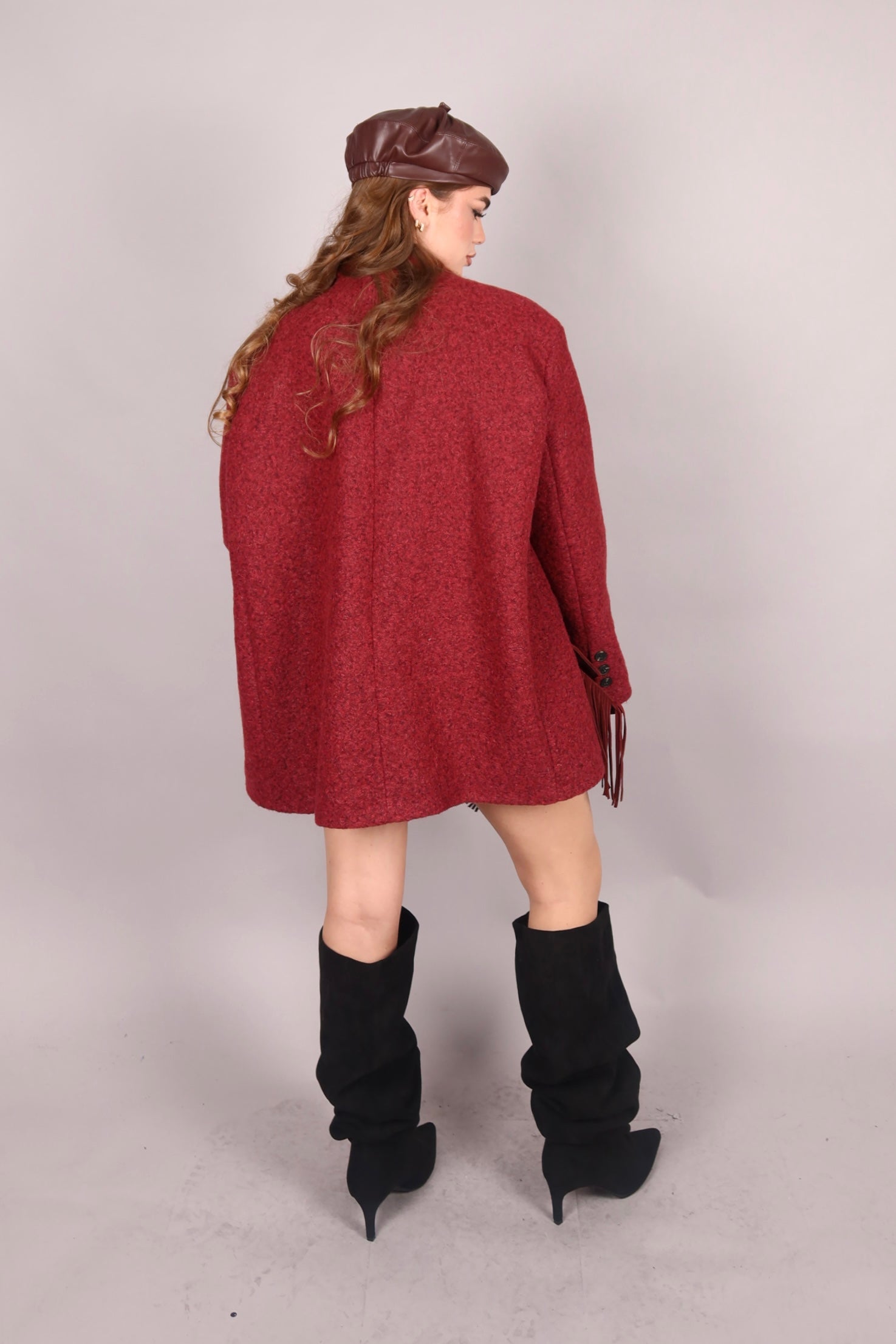 Blazer coat esmeralda bordeaux