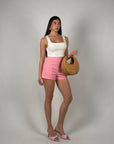 Shorts basic rosa barbie
