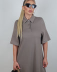 Vestito Maxi polo fango