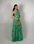 Dress rainbow verde