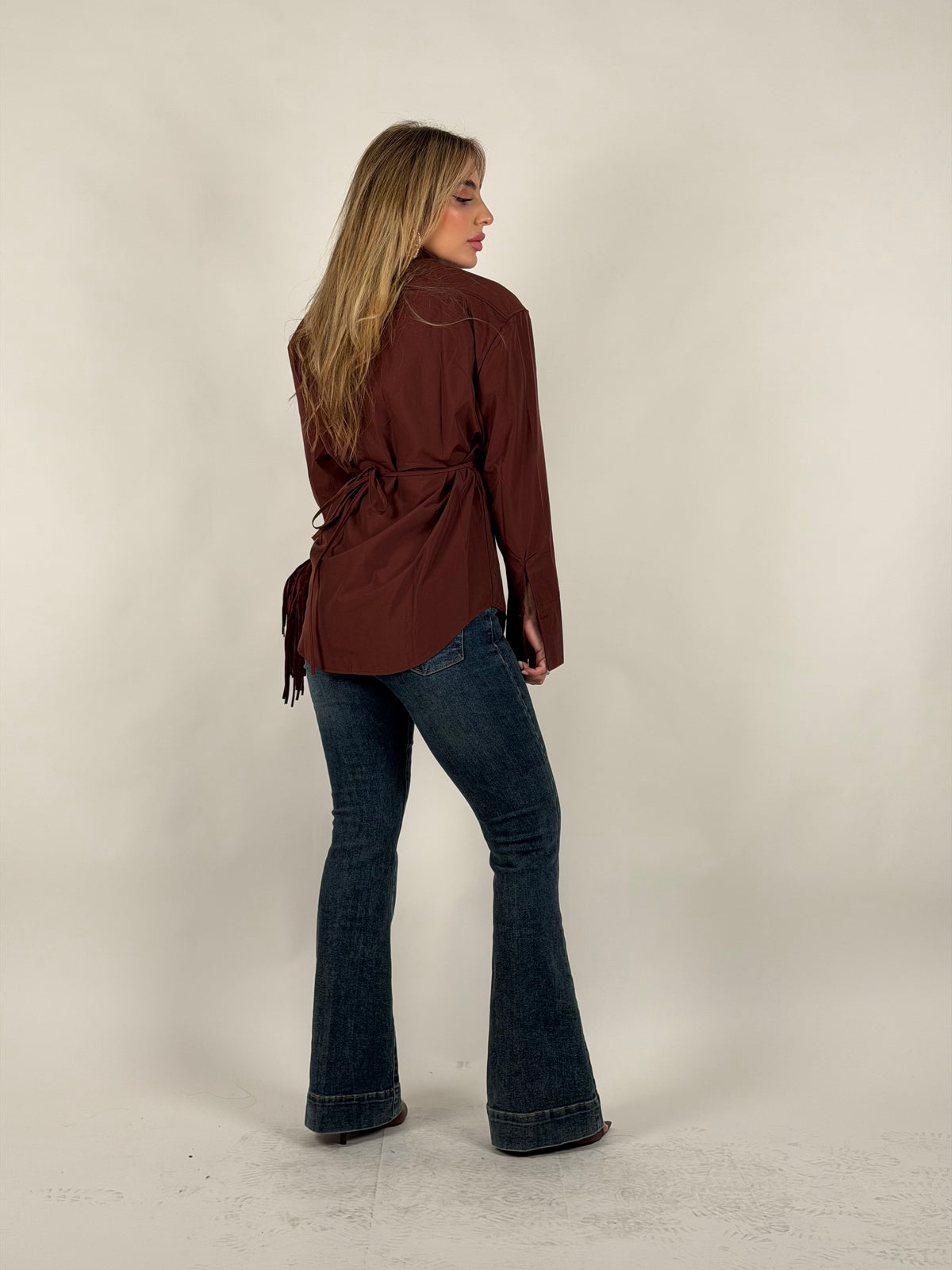 Camicia Bea bordeaux