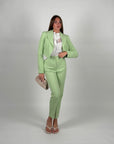 Pantalone skinny Rosy verde