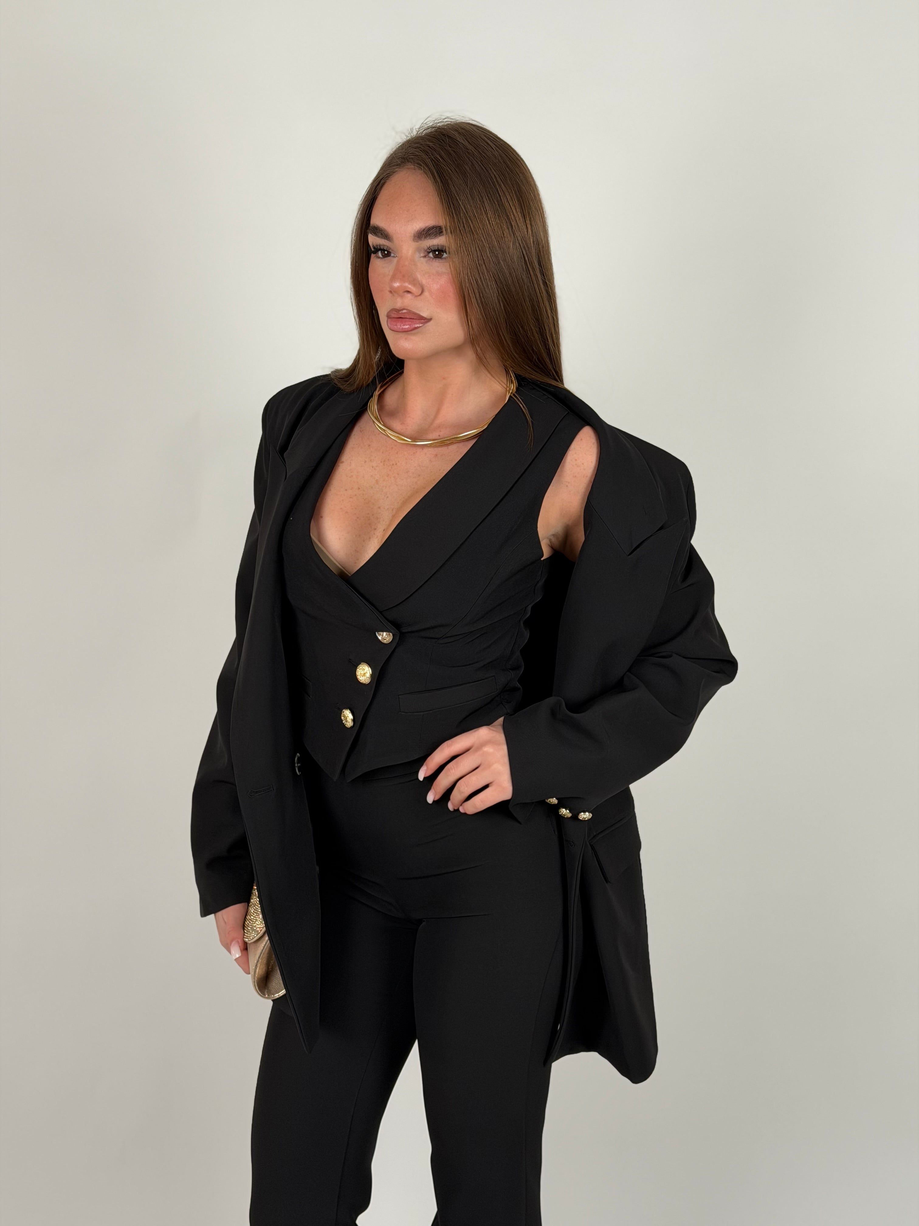 Gilet Mirabelle nero