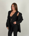 Gilet Mirabelle nero