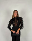 Jumpsuite in pizzo