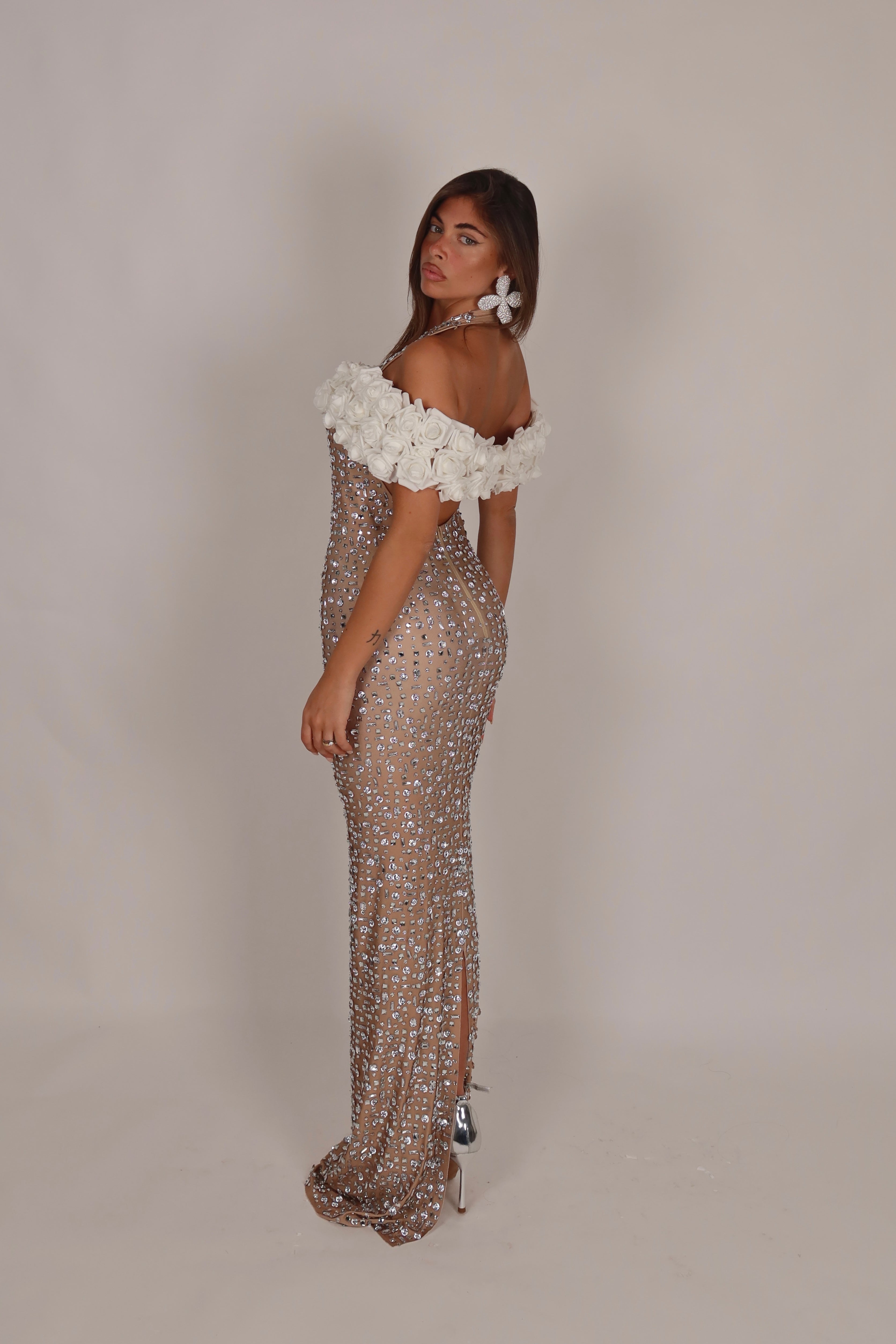 Abito luxury diamond Rose