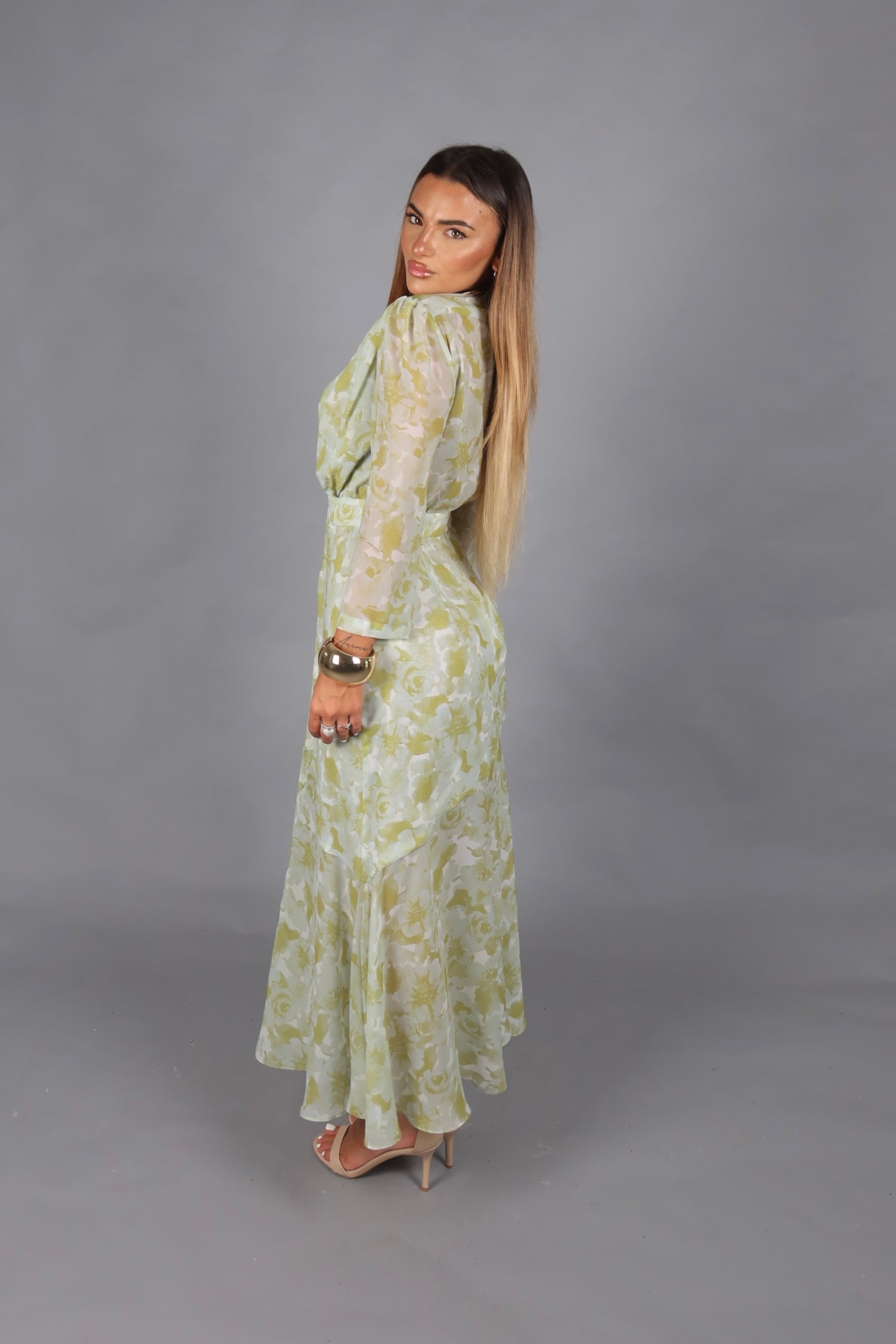 Julia dress green