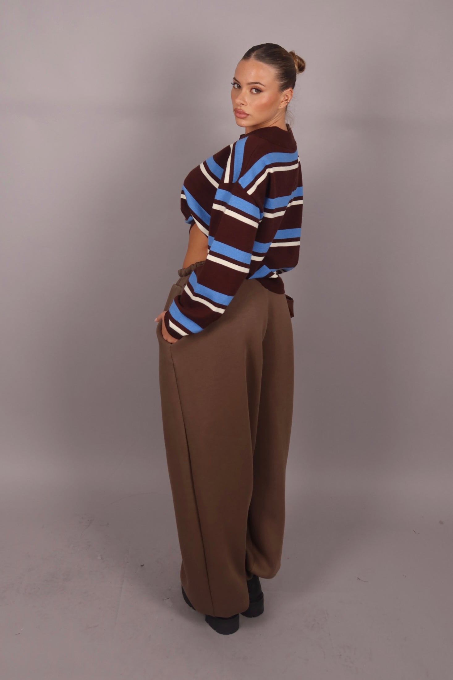 Coordinato di tuta just west con elastico fango