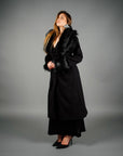 Coat snow black