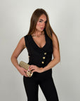 Gilet Mirabelle nero