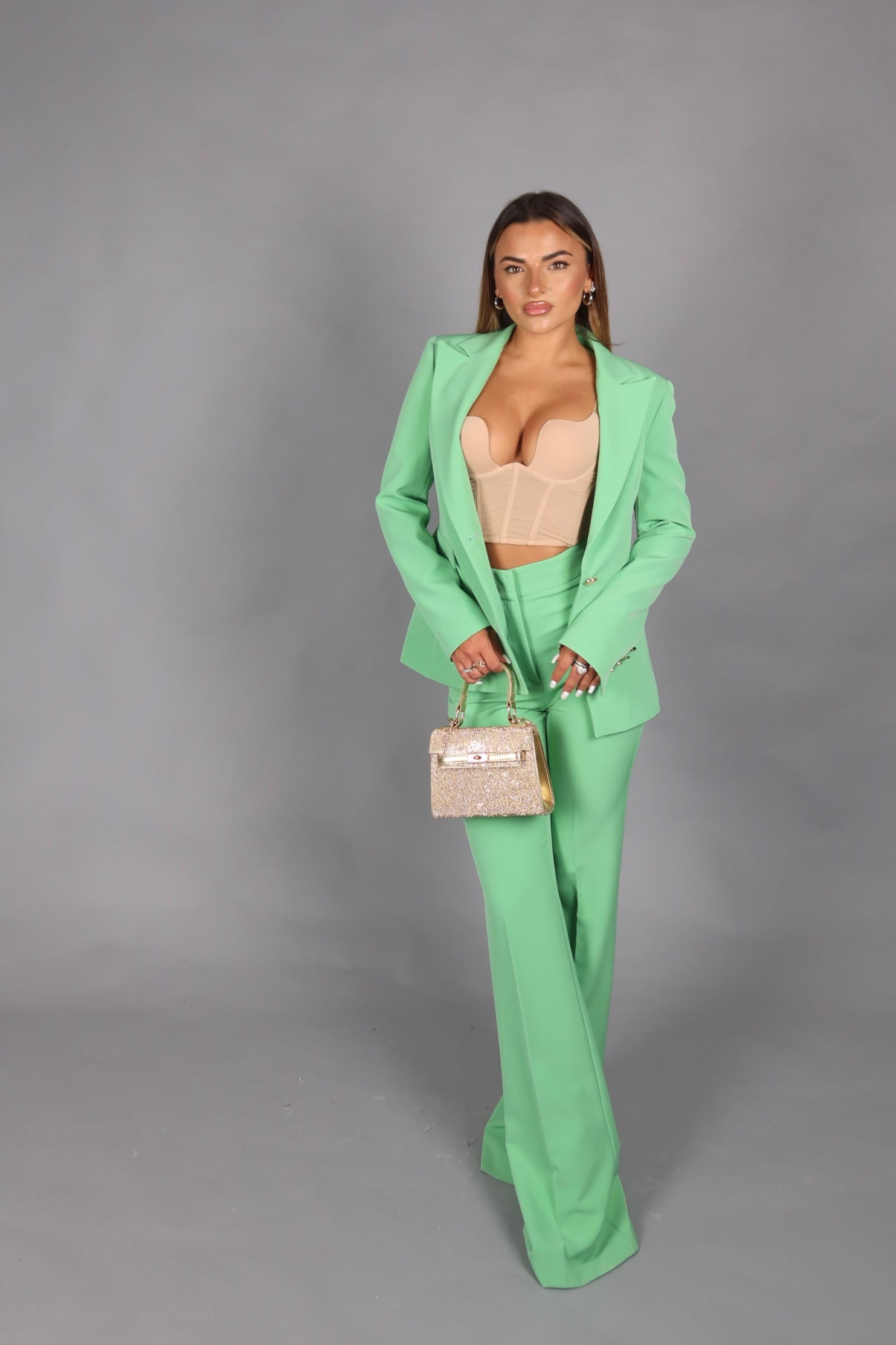 Single blazer salvia